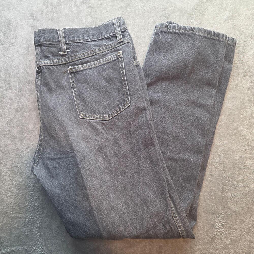 Blues Jeans Mens 40x30 Gray Medium Wash Regular Straight Leg Casual Denim USA
